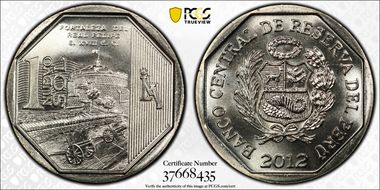 2012 N Sol Real Felipe Fortaleza MS68