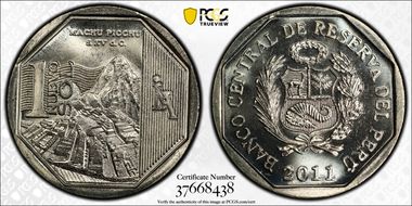 2011 N Sol Machu Picchu MS67