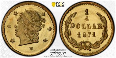 1871 G25C BG-809 MS66