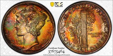 1938-S 10C MS68+ FB