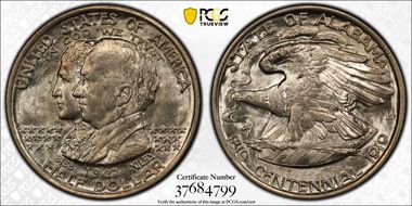 1921 50C Alabama MS63