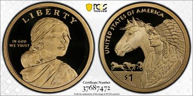 2012-S $1 Native American PR70DCAM