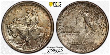 1925 50C Stone Mountain MS66
