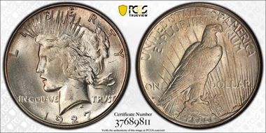 1927-S $1 MS64+