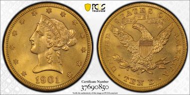 1901-S $10 MS64