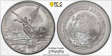 1999-Mo Onza Libertad Ag MS69