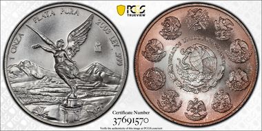 2003-Mo Onza Libertad Ag MS68