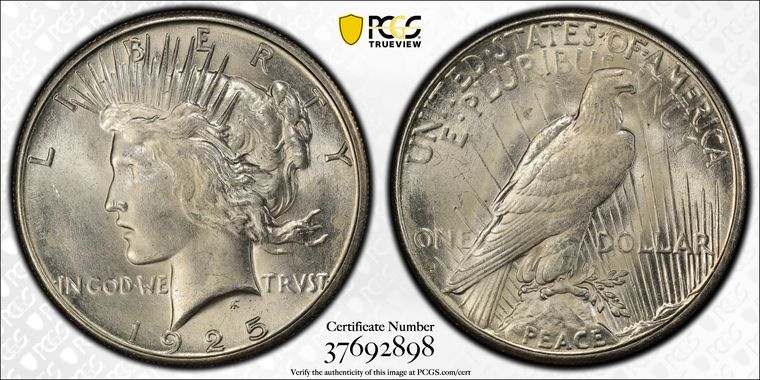 Cert 37692898 - Coin Image