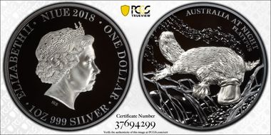 2018 $1 Platypus PR70DCAM