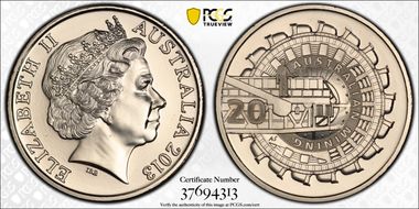 2013 20C Australian Mining MS68