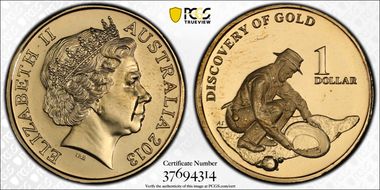 2013 $1 Discovery of Gold MS65