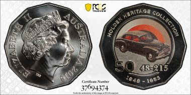 2016 50C Holden Heritage 48 215 FX MS69