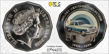 2016 50C Holden Heritage - FJ Colorized MS69