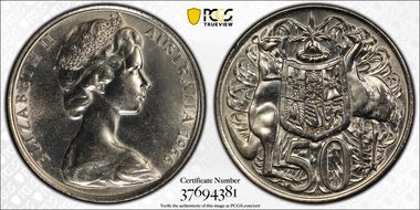 1966 50C KM-67  Ag N1