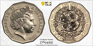 2010 50C Royal Engagement MS68