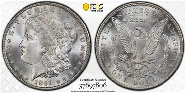1891-CC $1 MS65