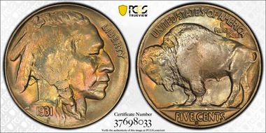 1931-S 5C MS66+