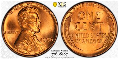 1956 1C MS67+ RD