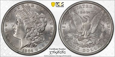 1904 $1 MS65+