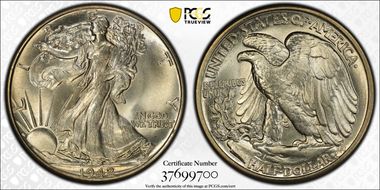 1942 50C DDR, FS-801 MS67+