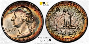 1960 25C MS67+