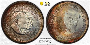 1951-D 50C Washington-Carver MS66+