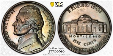 1939 5C Reverse of 1938 PR65