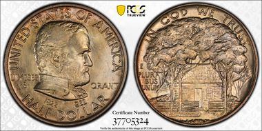 1922 50C Grant MS67