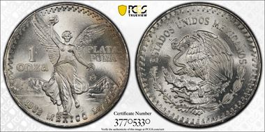 1982-Mo Onza Libertad Ag - DDO MS67