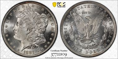 1881-O $1 MS65+