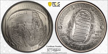 2019-D 50C Apollo 11 50th Anniversary First Strike MS70