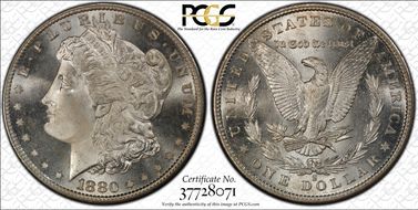 1880-S $1 MS68+