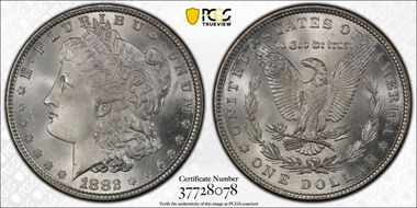 1882 $1 MS67