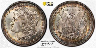 1882-O/S $1 Strong MS65+