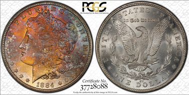 1884-CC $1 MS67+