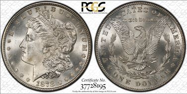 1878 7TF $1 Reverse of 1878 MS66+