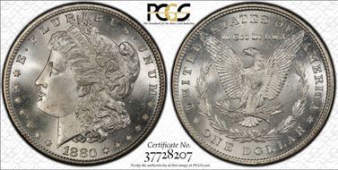 1880 $1 MS66+