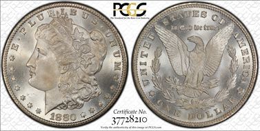 1880-CC $1 8/High 7 MS67