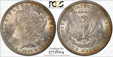 1884-O $1 MS67