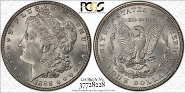 1888 $1 MS67