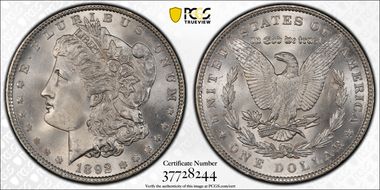 1892 $1 MS66