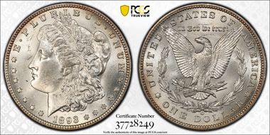 1893-O $1 MS64+