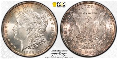 1894 $1 MS65+