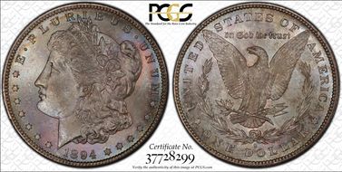 1894-S $1 MS66+