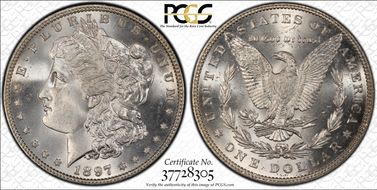 1897 $1 MS67