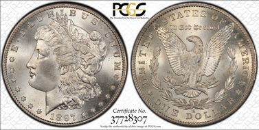 1897-S $1 MS67