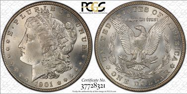 1901-O $1 MS66+