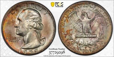 1959-D 25C MS66+