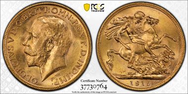 1915-M Sov S-3999 MS65