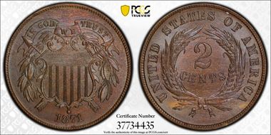 1871 2C MS65BN